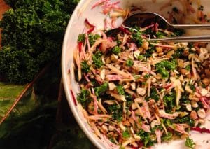 Kale slaw salad